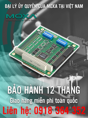 CA-104-T - Mô-đun RS-232 4 cổng - PC / 104 bus - nhiệt độ hoạt động -40 đến 85 ° C - Moxa Việt Nam