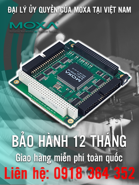 CB-108 - Mô-đun RS-232 8 cổng - PC/104-Plus bus -  nhiệt độ hoạt động 0 đến 55 ° C - Moxa Việt Nam