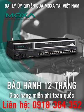 NPort 6650-16-HV-T - Bộ chuyển đổi 16 cổng RS-232/422/485 sang Ethernet - Có tính năng bảo mật - Đầu vào nguồn 88 đến 300 VDC - Nhiệt độ hoạt động -40 đến 85 ° C - Moxa Việt Nam