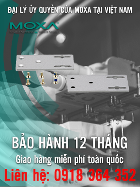 WK-36-02 - Bộ gắn tường cho NPort IA5150A / 5250A - Moxa Việt Nam