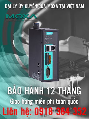 MGate 5118-T - Bộ chuyển đổi Modbus Gateway 1 cổng CAN-J1939 sang Modbus/PROFINET/EtherNet/IP - Nhiệt độ hoạt động -40 to 75°C - Moxa Việt Nam