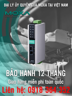 MGate MB3170-M-SC-T - Bộ chuyển đổi Modbus Gateways  1 cổng RS232/485/422 sang Ethernet - Nhiệt độ hoạt động từ -40 đến 75 ° C - Moxa Việt Nam