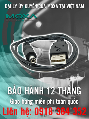 CBL-USBAP-50 - Cáp nguồn 5V cho đầu nối USB (50 cm) - Moxa Việt Nam