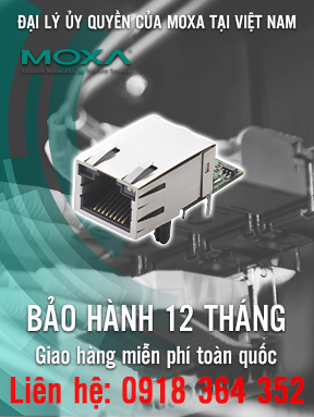 MiiNePort E1-H-ST - Mô-đun cho thiết bị TTL - 10 / 100M với đầu nối RJ45 - Tốc độ truyền 50 bps đến 921,6K - Nhiệt độ hoạt động từ -40 đến 85 ° C - Moxa Việt Nam
