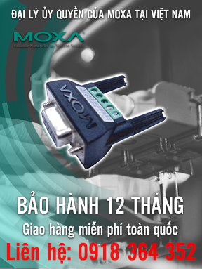 Mini DB9F-to-TB - Đầu nối khối đầu cuối với đầu nối cái DB9 - Moxa Việt Nam