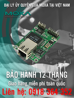 NE-4110S - Mô-đun cho các thiết bị RS-232 - Hỗ trợ 10 / 100BaseT (x) với đầu nối RJ45 - Moxa Việt Nam