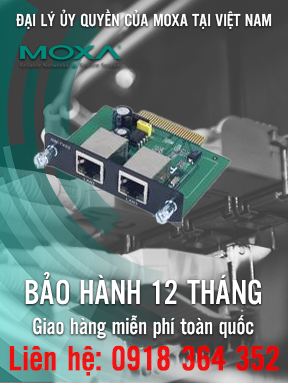 NM-TX02 - Mô-đun mở rộng mạng với cổng Ethernet 100BTX RJ45 - Moxa Việt Nam