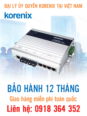 JetNet 4706f - Bộ chuyển mạch cáp quang công nghiệp 6 cổng tích hợp quản lý - Korenix Việt Nam