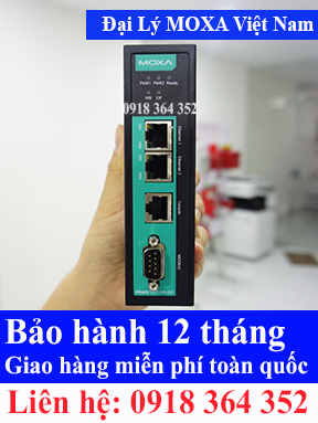 Thiết bị chuyển đổi giao thức Modbus sang EthernetIP MGate 5105-MB-EIP Series Moxa Việt Nam