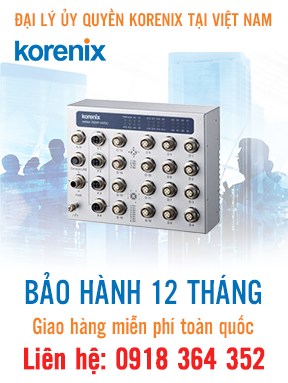 JetNet 7520P-HVDC - Bộ chuyển mạch cáp quang Ethernet lên đến 16 cổng FE / 16 cổng PoE, 4 cổng GbE tích hợp quản lý - Korenix Việt Nam