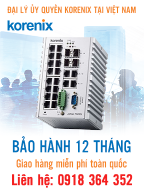 JetNet 7020G - Bộ chuyển mạch Gigabit Ethernet L3 - Korenix Việt Nam