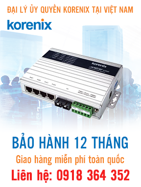 JetNet 3705f - Bộ chuyển mạch Ethernet 5 cổng - Korenix Việt Nam