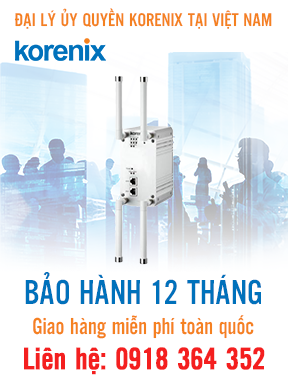 JetWave 3220 V3 - AP không dây 802.11n / a / b / g / ac công nghiệp - Korenix Việt Nam