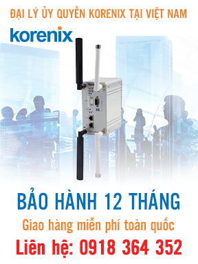 JetWave 3420 V3 - Thiết bị mạng di động LTE công nghiệp với cổng IP WIFI 802.11ac băng tần kép - Korenix Việt Nam 