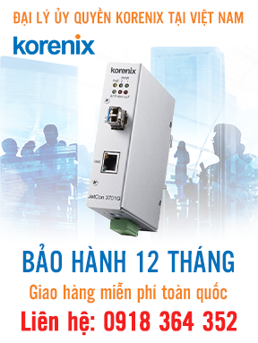 JetCon 3701G - Bộ chuyển đổi quang điện - Korenix Việt Nam