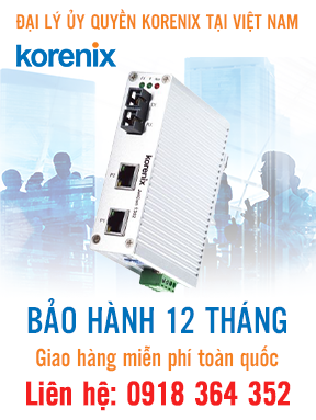 JetCon 1302 - Bộ chuyển đổi quang điện - Korenix Việt Nam
