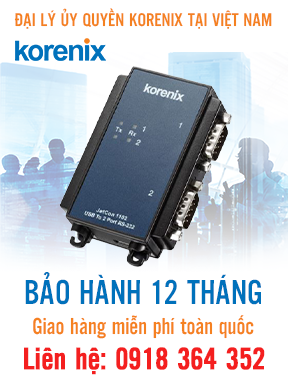 JetCon 1102 - Bộ chuyển đổi USB sang RS-232C - Korenix Việt Nam