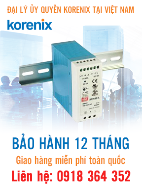 MDR-40-24 - Nguồn điện DIN-Rail 40W, 85-264 VAC - Korenix Việt Nam