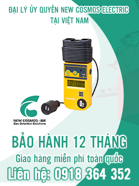 XO-326IIs - Máy báo oxy kỹ thuật số - Digital Oxygen Indicator - New Cosmos Electric Việt Nam