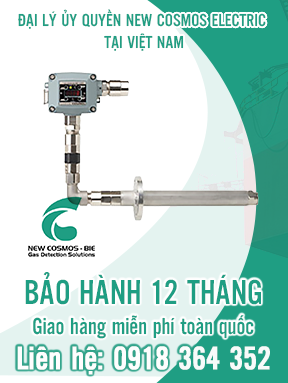 KD-12HT - Máy dò khí sử dụng trong lò - Gas detector for use in furnace - New Cosmos Electric Việt Nam