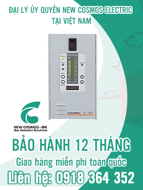 NV-100C - Hệ thống báo động khí - One-point Type Gas Alarm System - New Cosmos Electric Việt Nam
