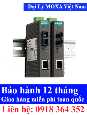 Thiết bị chuyển đổi quang điện công nghiệp Model:  IMC-21-M-SC Moxa Việt Nam, Moxa ViệtNam