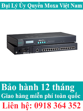Nport 5650-8; Bộ chuyển đổi 8 cổng Serial RS232/485/422 sang 1 cổng Ethernet; Đại Lý Moxa Việt Nam