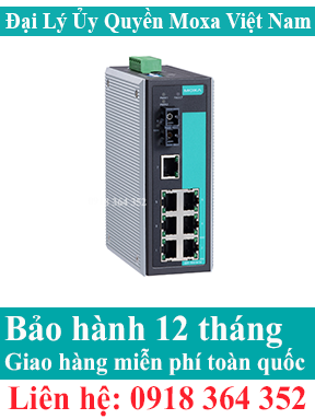EDS-308  ; Switch mạng Công Nghiệp; 8 cổng tốc độ 10/100M; Đại Lý Moxa Việt Nam 