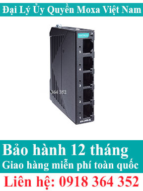 EDS-2005-EL; Switch mạng Công Nghiệp; 5 cổng tốc độ 10/100M; Đại Lý Moxa Việt Nam 