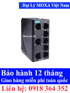 EDS-2008-ELP; Switch mạng công nghiệp; 8 cổng tốc độ 10/100M; Đại Lý Moxa Việt Nam