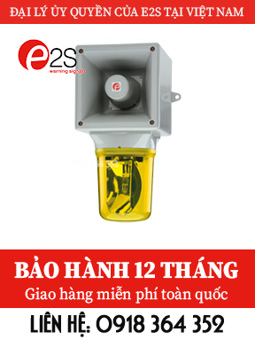 HAB121RTH Electronic Siren, Buzzer, Claxon & Bell- Còi đèn báo cháy kết hợp - E2S Việt Nam