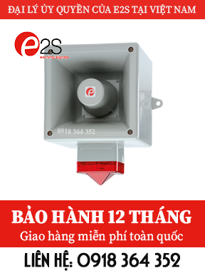 HAL121X Electronic Siren, Buzzer, Claxon & Bell with Xenon Beacon- Còi đèn báo cháy kết hợp - E2S Việt Nam