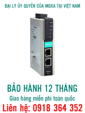 MGate 5217I-600-T - Bộ chuyển đổi giao thức 2 cổng Modbus sang BACnet/IP - Moxa Việt Nam