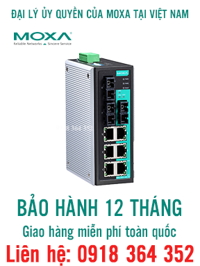 EDS-309-3M - Bộ chuyển mạch công nghiệp Ethernet - Unmanaged - 9 cổng - Moxa Việt Nam