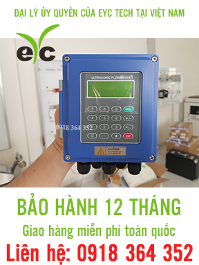Model: FUM05B-TS2-DN100mm-20m-N-1 - Thiết bị đo lưu lượng siêu âm (Lắp đặt ngoài thành ống) - Ultrasonic Flow Meter - EYCTech Việt Nam - YudenTech Việt Nam