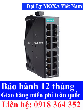Thiết bị chuyển mạch switch công nghiệp 16 cổng Model: EDS-2016-ML Moxa Việt Nam Đại Lý Moxa Việt Nam