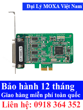 Card PCI chuyển đổi tín hiệu serial Model: CP-104EL-A-DB9M Moxa Việt Nam, Moxa ViệtNam