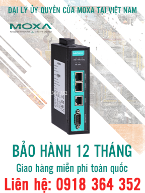 Mgate 5109 - Bộ chuyển đổi giao thức 1 cổng Modbus RTU/ASCII/TCP sang DNP3 serial/TCP/UDP - Moxa Việt Nam