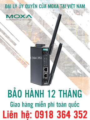 OnCell G3150A-LTE-EU - Thiết bị di động LTE Cat 3 công nghiệp - Moxa Việt Nam