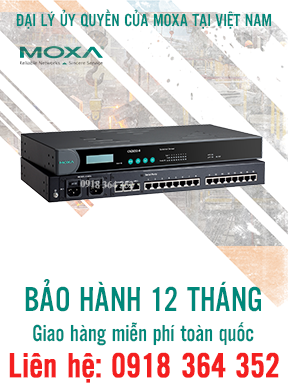 CN2650I-8-2AC - Bộ chuyển đổi 8 cổng RJ-45 8pin/RS-232/422/485- 2 cổng 10/100M Ethernet - Moxa Việt Nam