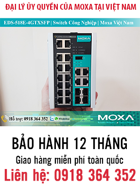 EDS-518E-4GTXSFP | Switch Công Nghiệp | Moxa Việt Nam