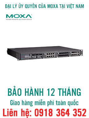 PT-7728 - Switch công nghiệp - Số cổng 24+4G - IEC 61850-3 - Dạng modular - Layer 2 - Rackmount - Moxa Việt Nam