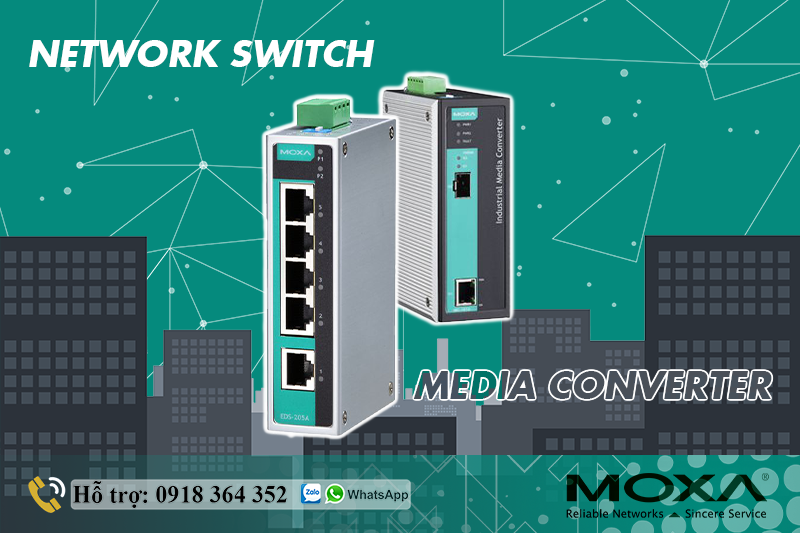 THIẾT BỊ CHUYỂN ĐỔI PHƯƠNG TIỆN (MEDIA CONVERTER) VÀ THIẾT BỊ CHUYỂN MẠCH (NETWORK SWITCH) CÓ GÌ KHÁC NHAU ?