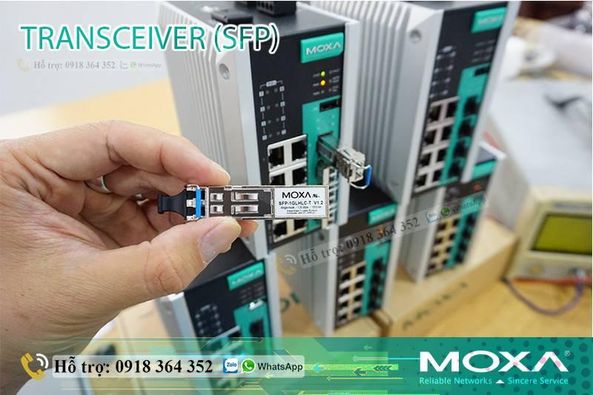 Có sử dụng được mô đun quang SFP hãng thứ 3 cho thiết bị Moxa