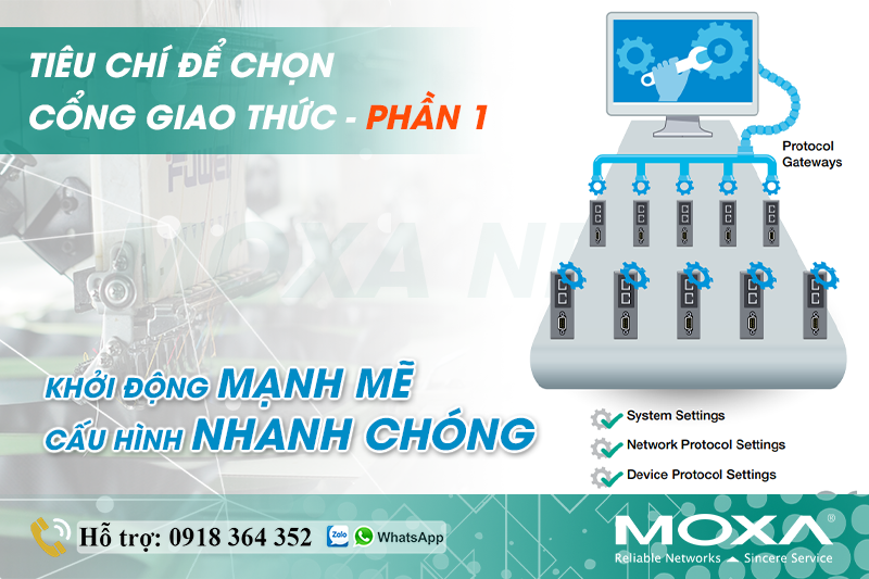 TIÊU CHÍ ĐỂ CHỌN CỔNG GIAO THỨC - PHẦN 1