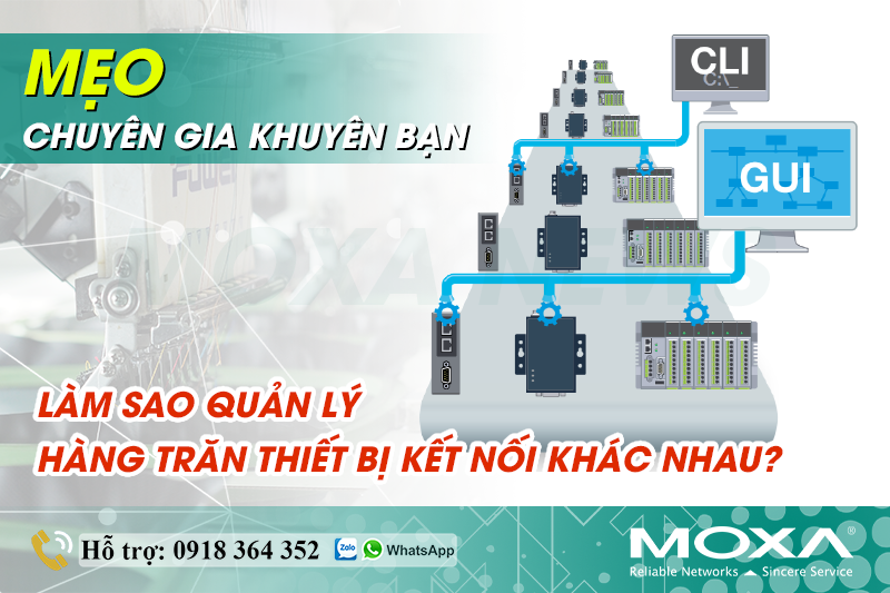 LÀM SAO QUẢN LÝ HÀNG TRĂM THIẾT BỊ KẾT NỐI KHÁC NHAU?