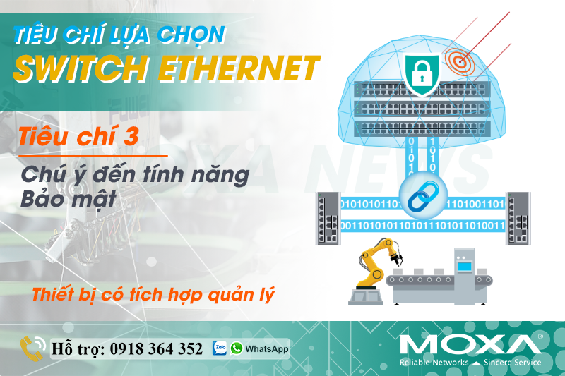 TIÊU CHÍ CHỌN BỘ CHUYỂN MẠCH ETHERNET CÓ CHỨC NĂNG QUẢN LÝ