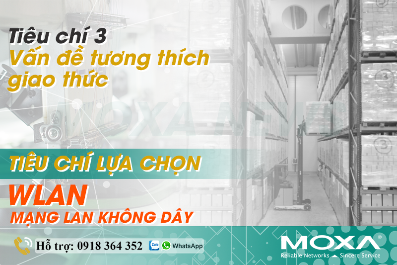 TIÊU CHÍ LỰA CHỌN THIẾT BỊ WLAN CÔNG NGHIỆP