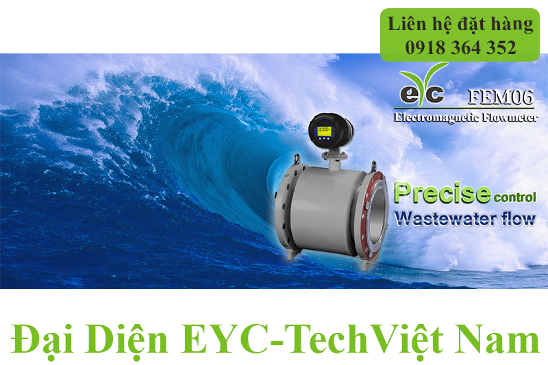 eYc FEM06 Ứng dụng lưu lượng kế điện từ － giải pháp giám sát lưu lượng xử lý nước thải