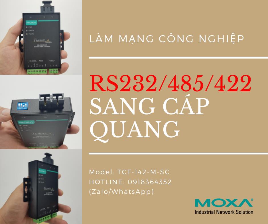 Giải pháp mở rộng đường truyền cổng tín hiệu nối tiếp RS-232/485/422 sang cáp quang với chế độ RING. Ở bài viết tới sẽ là ứng dụng chế độ Point To Point nha các bạn.